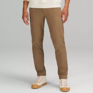 NEW Lululemon ABC Slim-Fit Pants - "Artifact" (Light Brown) - 35x28